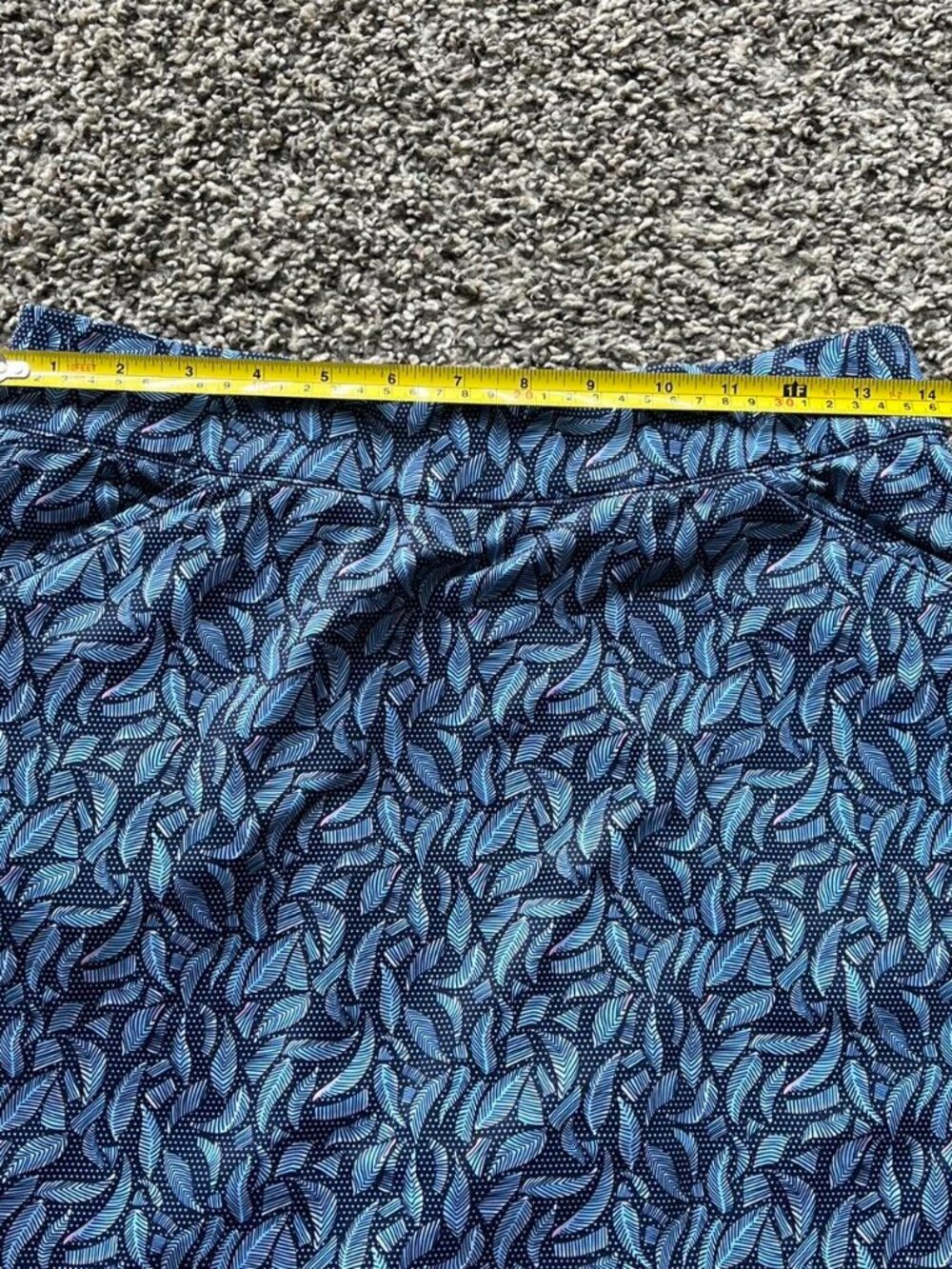 Peter Millar Wmn Sm Blue Alice Petal Hem Tennis Skort Floral Golf Lined Stretchy - Picture 5 of 7